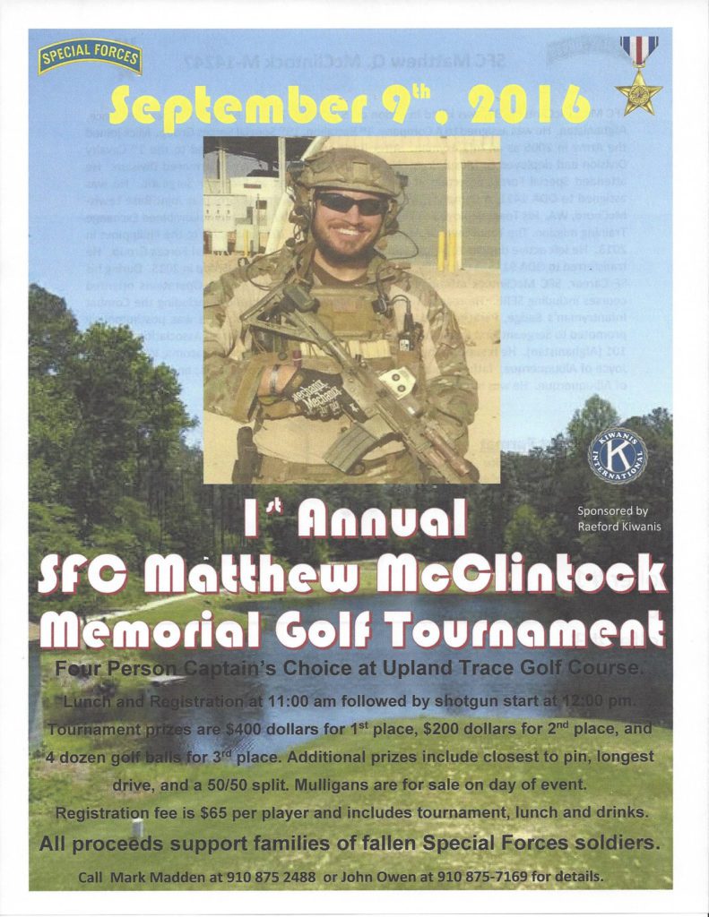 Golf Flyer SFC Matthew McClintock copy